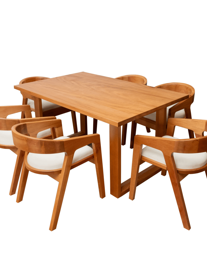 Juego de Comedor Elegance con Sillas Acolchadas